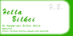hella bilkei business card